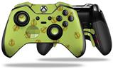 Anchors Away Sage Green - Decal Style Skin fits Microsoft XBOX One ELITE Wireless Controller (CONTROLLER NOT INCLUDED)