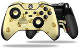 Anchors Away Yellow Sunshine - Decal Style Skin fits Microsoft XBOX One ELITE Wireless Controller (CONTROLLER NOT INCLUDED)