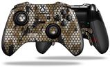 HEX Mesh Camo 01 Tan - Decal Style Skin fits Microsoft XBOX One ELITE Wireless Controller (CONTROLLER NOT INCLUDED)
