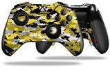 WraptorCamo Digital Camo Yellow - Decal Style Skin fits Microsoft XBOX One ELITE Wireless Controller (CONTROLLER NOT INCLUDED)