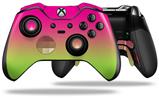 Smooth Fades Neon Green Hot Pink - Decal Style Skin fits Microsoft XBOX One ELITE Wireless Controller (CONTROLLER NOT INCLUDED)