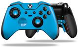 Solid Color Blue Neon - Decal Style Skin fits Microsoft XBOX One ELITE Wireless Controller (CONTROLLER NOT INCLUDED)
