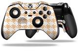 Houndstooth Peach - Decal Style Skin fits Microsoft XBOX One ELITE Wireless Controller (CONTROLLER NOT INCLUDED)