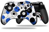 Lots of Dots Blue on White - Decal Style Skin fits Microsoft XBOX One ELITE Wireless Controller (CONTROLLER NOT INCLUDED)
