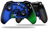 Alecias Swirl 01 Blue - Decal Style Skin fits Microsoft XBOX One ELITE Wireless Controller (CONTROLLER NOT INCLUDED)