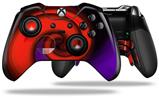 Alecias Swirl 01 Red - Decal Style Skin fits Microsoft XBOX One ELITE Wireless Controller (CONTROLLER NOT INCLUDED)