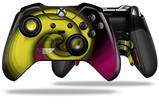Alecias Swirl 01 Yellow - Decal Style Skin fits Microsoft XBOX One ELITE Wireless Controller (CONTROLLER NOT INCLUDED)