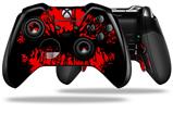 Big Kiss Lips Red on Black - Decal Style Skin fits Microsoft XBOX One ELITE Wireless Controller (CONTROLLER NOT INCLUDED)