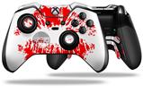 Big Kiss Lips Red on White - Decal Style Skin fits Microsoft XBOX One ELITE Wireless Controller (CONTROLLER NOT INCLUDED)
