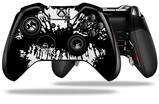 Big Kiss Lips White on Black - Decal Style Skin fits Microsoft XBOX One ELITE Wireless Controller (CONTROLLER NOT INCLUDED)