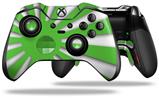 Rising Sun Japanese Flag Green - Decal Style Skin fits Microsoft XBOX One ELITE Wireless Controller (CONTROLLER NOT INCLUDED)