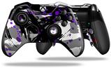 Abstract 02 Purple - Decal Style Skin fits Microsoft XBOX One ELITE Wireless Controller (CONTROLLER NOT INCLUDED)