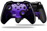 Glass Heart Grunge Purple - Decal Style Skin fits Microsoft XBOX One ELITE Wireless Controller (CONTROLLER NOT INCLUDED)