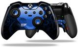 Glass Heart Grunge Blue - Decal Style Skin fits Microsoft XBOX One ELITE Wireless Controller (CONTROLLER NOT INCLUDED)