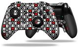 XO Hearts - Decal Style Skin fits Microsoft XBOX One ELITE Wireless Controller (CONTROLLER NOT INCLUDED)