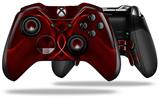 Abstract 01 Red - Decal Style Skin fits Microsoft XBOX One ELITE Wireless Controller (CONTROLLER NOT INCLUDED)
