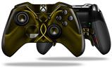 Abstract 01 Yellow - Decal Style Skin fits Microsoft XBOX One ELITE Wireless Controller (CONTROLLER NOT INCLUDED)