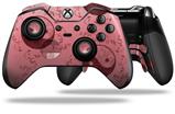 Feminine Yin Yang Red - Decal Style Skin fits Microsoft XBOX One ELITE Wireless Controller (CONTROLLER NOT INCLUDED)