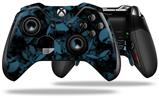 Skulls Confetti Blue - Decal Style Skin fits Microsoft XBOX One ELITE Wireless Controller (CONTROLLER NOT INCLUDED)