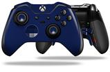Solids Collection Navy Blue - Decal Style Skin fits Microsoft XBOX One ELITE Wireless Controller (CONTROLLER NOT INCLUDED)