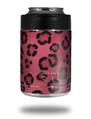 Skin Decal Wrap for Yeti Colster, Ozark Trail and RTIC Can Coolers - Leopard Skin Pink (COOLER NOT INCLUDED)