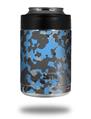 Skin Decal Wrap for Yeti Colster, Ozark Trail and RTIC Can Coolers - WraptorCamo Old School Camouflage Camo Blue Medium (COOLER NOT INCLUDED)