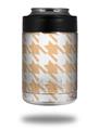 Skin Decal Wrap for Yeti Colster, Ozark Trail and RTIC Can Coolers - Houndstooth Peach (COOLER NOT INCLUDED)