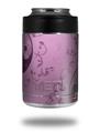Skin Decal Wrap for Yeti Colster, Ozark Trail and RTIC Can Coolers - Feminine Yin Yang Purple (COOLER NOT INCLUDED)