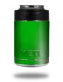 Skin Decal Wrap for Yeti Colster, Ozark Trail and RTIC Can Coolers - Solids Collection Green (COOLER NOT INCLUDED)
