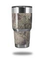 Skin Decal Wrap for Yeti Tumbler Rambler 30 oz Pastel Abstract Gray and Purple (TUMBLER NOT INCLUDED)