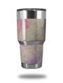 Skin Decal Wrap for Yeti Tumbler Rambler 30 oz Pastel Abstract Pink and Blue (TUMBLER NOT INCLUDED)