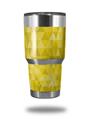 Skin Decal Wrap for Yeti Tumbler Rambler 30 oz Triangle Mosaic Yellow (TUMBLER NOT INCLUDED)