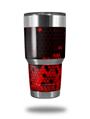 Skin Decal Wrap for Yeti Tumbler Rambler 30 oz HEX Red (TUMBLER NOT INCLUDED)