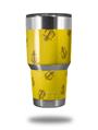 Skin Decal Wrap for Yeti Tumbler Rambler 30 oz Anchors Away Yellow (TUMBLER NOT INCLUDED)