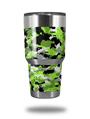 Skin Decal Wrap for Yeti Tumbler Rambler 30 oz WraptorCamo Digital Camo Neon Green (TUMBLER NOT INCLUDED)