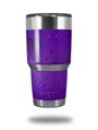 Skin Decal Wrap for Yeti Tumbler Rambler 30 oz Raining Purple (TUMBLER NOT INCLUDED)