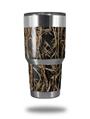 Skin Decal Wrap for Yeti Tumbler Rambler 30 oz WraptorCamo Grassy Marsh Camo Dark Gray (TUMBLER NOT INCLUDED)