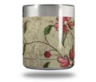 Skin Decal Wrap for Yeti Rambler Lowball - Flowers and Berries Red (CUP NOT INCLUDED)