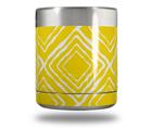 Skin Decal Wrap for Yeti Rambler Lowball - Wavey Yellow (CUP NOT INCLUDED)