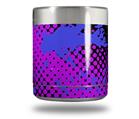 Skin Decal Wrap for Yeti Rambler Lowball - Halftone Splatter Blue Hot Pink (CUP NOT INCLUDED)