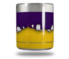 Skin Decal Wrap for Yeti Rambler Lowball - Ripped Colors Purple Yellow (CUP NOT INCLUDED)