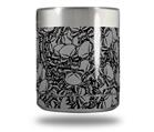 Skin Decal Wrap for Yeti Rambler Lowball - Scattered Skulls Gray (CUP NOT INCLUDED)