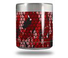 Skin Decal Wrap for Yeti Rambler Lowball - HEX Mesh Camo 01 Red Bright (CUP NOT INCLUDED)