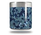 Skin Decal Wrap for Yeti Rambler Lowball - WraptorCamo Old School Camouflage Camo Navy (CUP NOT INCLUDED)