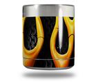 Skin Decal Wrap for Yeti Rambler Lowball - Metal Flames (CUP NOT INCLUDED)
