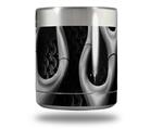 Skin Decal Wrap for Yeti Rambler Lowball - Metal Flames Chrome (CUP NOT INCLUDED)