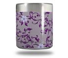 Skin Decal Wrap for Yeti Rambler Lowball - Victorian Design Purple (CUP NOT INCLUDED)