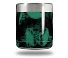 Skin Decal Wrap for Yeti Rambler Lowball - Skulls Confetti Seafoam Green (CUP NOT INCLUDED)