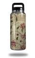 Skin Decal Wrap for Yeti Rambler Bottle 36oz Flowers and Berries Pink (YETI NOT INCLUDED)