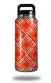 Skin Decal Wrap for Yeti Rambler Bottle 36oz Wavey Red (YETI NOT INCLUDED)